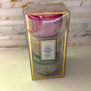 3-Pack Mini Candle Tins Gift Set